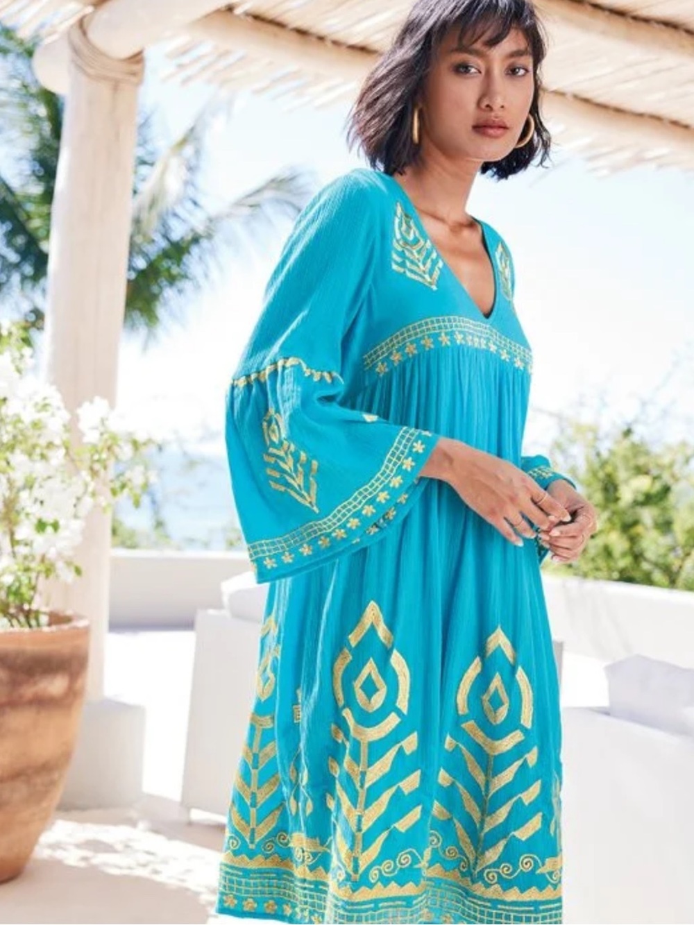 Soft Surroundings Turquoise Dress - Picture 5 of 7